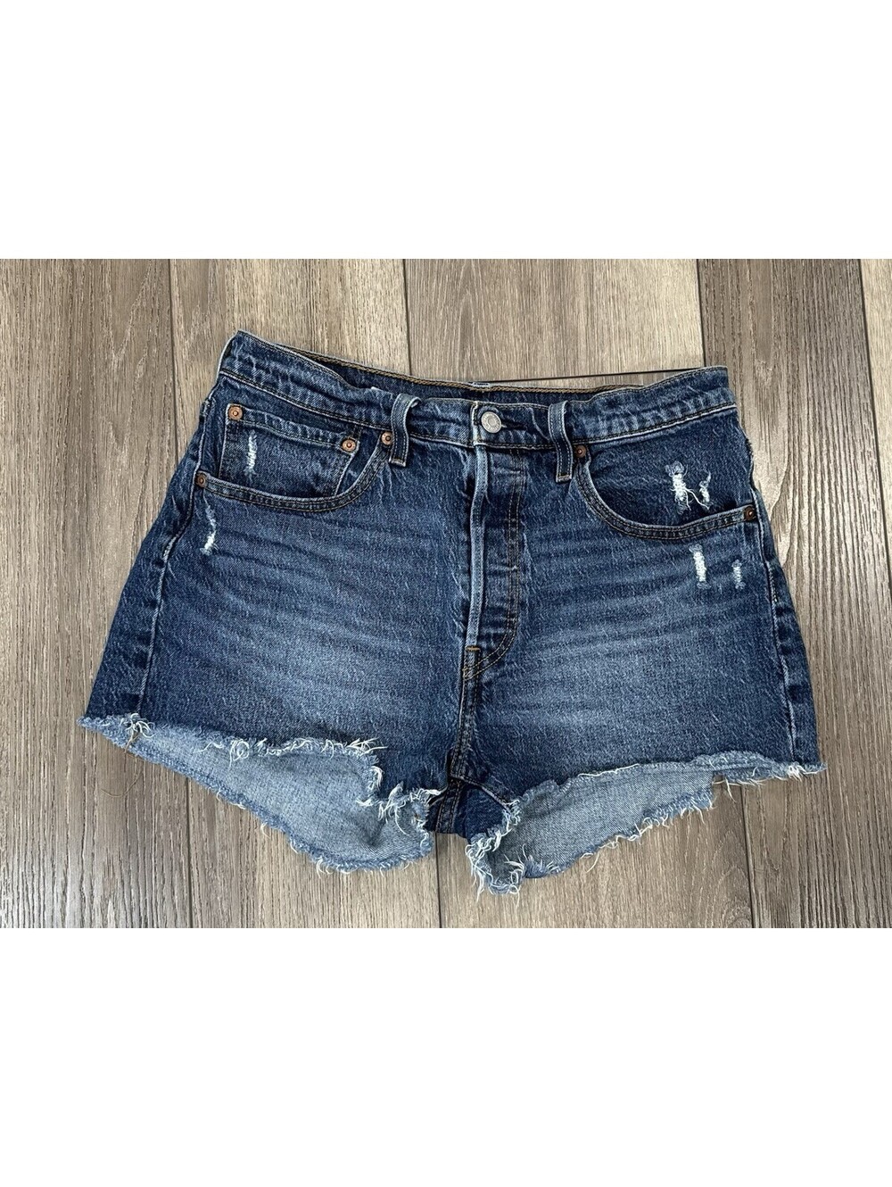 Women's 501 Denim Shorts - Levi's Size 30 “cut-off” Style